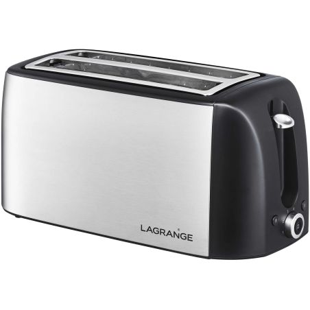 GRILLE PAIN TOASTER LAGRANGE 2fentes Longues 1400w 6niv Ino 519010