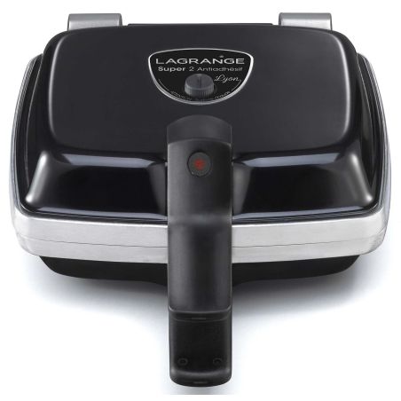 GAUFRIER ET CROQUE MONSIEUR LAGRANGE Super 2 Gaufres Revers 1000w P 039126