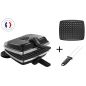 GAUFRIER ET CROQUE MONSIEUR LAGRANGE Super 2 Gaufres Revers 1000w P 039126