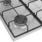 TABLE GAZ BEKO MENAGER 4gaz 60cm Cdes Lat Email Inox HIGG64123SX