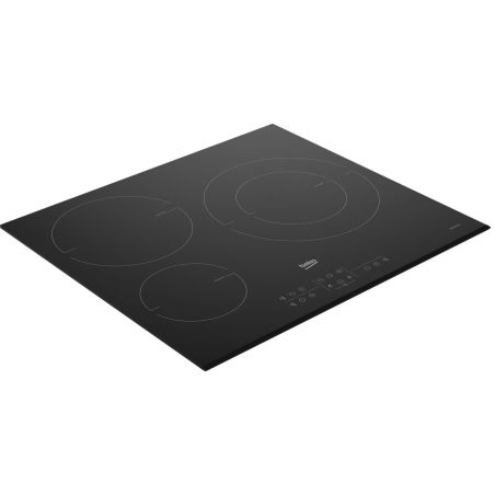 TABLE A INDUCTION BEKO MENAGER 3ind 60cm 7,2kw Cdes Sens Fron HII63200MTB