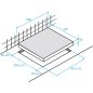 TABLE A INDUCTION BEKO MENAGER 3ind 60cm 7,2kw Cdes Sens Fron HII63200MTB