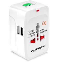 CHARGEUR SECTEUR GSM AKASHI Csectuniversel 150 Pays 2usb ALTWP 200 WH