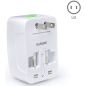 CHARGEUR SECTEUR GSM AKASHI Csectuniversel 150 Pays 2usb ALTWP 200 WH