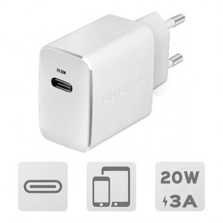 CHARGEUR SECTEUR GSM AKASHI CSECTRAPIDEINTELLI USB-C 3A ALTACPD 18 WH