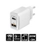 CHARGEUR SECTEUR GSM AKASHI CHARGSECTINTEL USB-CUSB 3A ALTACQC20WH CHARGEUR SECTEUR GSM AKASHI CHARGSECTINTEL USB-CUSB 3A ALTACQC20WH