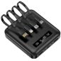 CHARGEURS EXTERNES AKASHI P-bank 10000mah 2 Usb+usb-c+li ALTPB10CABLK
