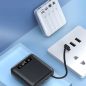 CHARGEURS EXTERNES AKASHI P-bank 10000mah 2 Usb+usb-c+li ALTPB10CABLK