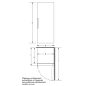 CONGELATEUR ARMOIRE BOSCH MENAGER S6 290l Aut14h H161l70 Nofr 38 GSN 51 AWDV