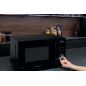FOUR MICRO ONDES GRIL HISENSE 23l 800w 10puiss Cdes Sens Noi H23MOBSD1HG