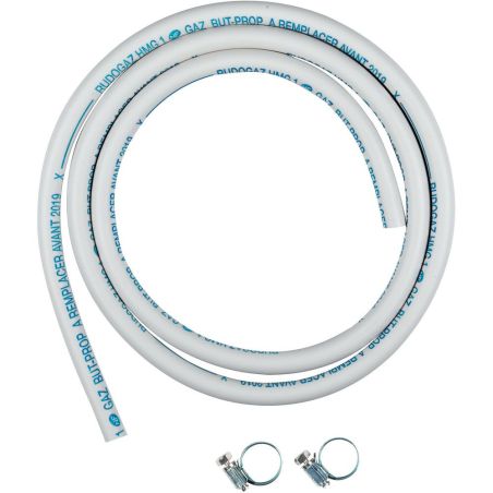BRANCHEMENT GAZ ET ELECTRIQUE WPRO Tuyau Bp 1,5m +colliers TBC 159
