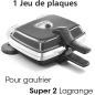 ACCESSOIRE GAUFRIER CROQUE MON LAGRANGE Jeu Plaq 2 Croque Mr Psuper 2 030423