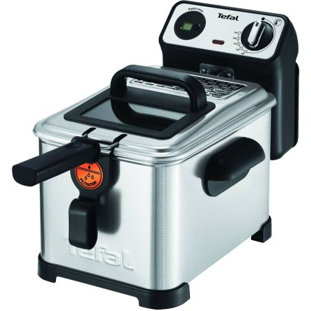 FRITEUSE CLASSIQUE TEFAL PEM 4l 1,3kg 3000w Digit Cuve Inox FR519170