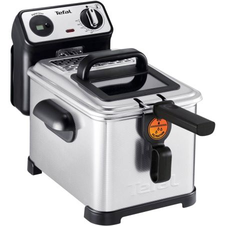 FRITEUSE CLASSIQUE TEFAL PEM 4l 1,3kg 3000w Digit Cuve Inox FR519170