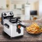 FRITEUSE CLASSIQUE TEFAL PEM 4l 1,3kg 3000w Digit Cuve Inox FR519170