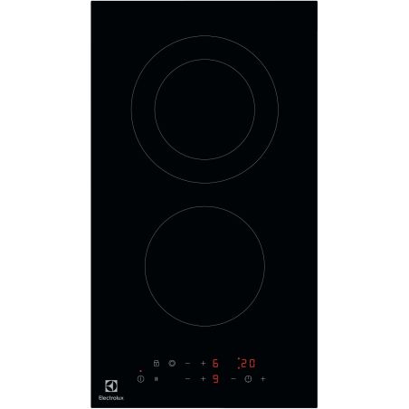 DOMINO VITRO ELECTROLUX ENCASTRABLE 2hilight 30cm 2,9kw Cdes Sens LHR3233CK1