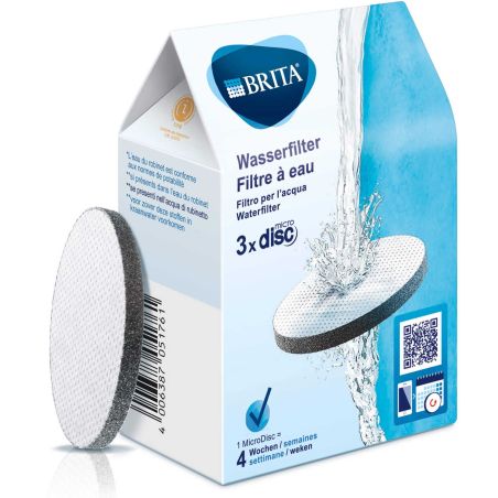 CARTOUCHE ET ACCESSOIRE CARAFE BRITA Micro Disc Filtre Eau X3 1039630