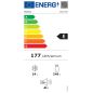 REFRIGERATEUR INTEGRE 1 PORTE SIEMENS ENCASTRABLE Iq500 280l 246+34 H177,5l56 4* KI82LVFE0