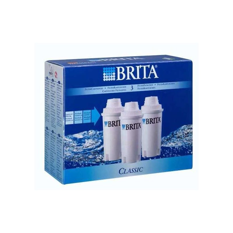 CARTOUCHE ET ACCESSOIRE CARAFE BRITA Classic Pack De 3 Cartouches 205386