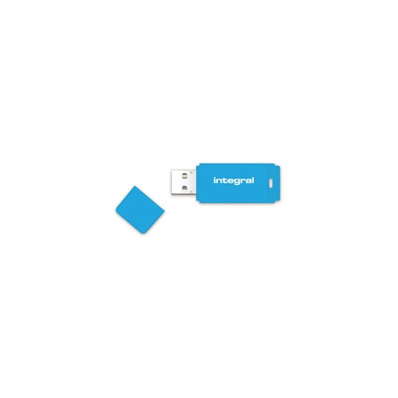 CLE USB INTEGRAL Cle Usb 2 0 64 Go Bleu NEON BLEU 64 GO CLE USB INTEGRAL Cle Usb 2 0 64 Go Bleu NEON BLEU 64 GO