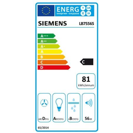 GROUPE SIEMENS ENCASTRABLE Iq300 75cm 379m3 2mot 56db C A LB 75565