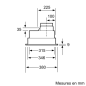 GROUPE SIEMENS ENCASTRABLE Iq300 75cm 379m3 2mot 56db C A LB 75565