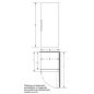 CONGELATEUR ARMOIRE BOSCH MENAGER Ser4 366l Aut12h H191l70 39db GSN 58 VWEV
