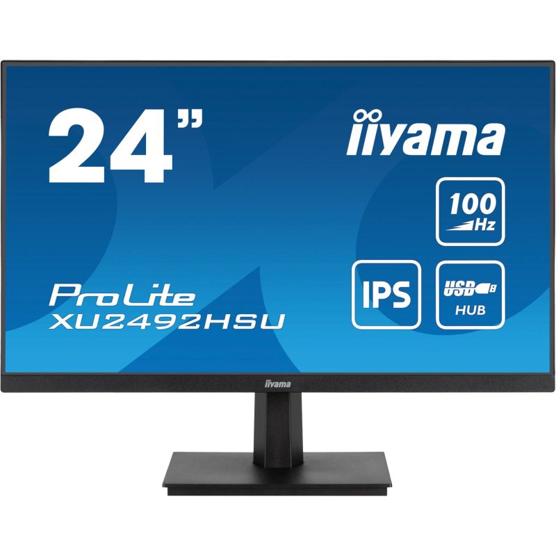 MONITEUR (MONIXPOUCE) IIYAMA 23,8 Ips 100hz 0,4ms Usb-hubx4 XU2492HSU-B6