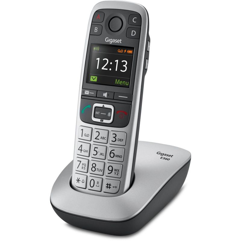 TELEPHONE SANS FIL (TSFISFIL) GIGASET Dect 200mem Ml Affichtouch+ S GIGA E 560 SILVER TELEPHONE SANS FIL (TSFISFIL) GIGASET Dect 200mem Ml Affichtouch+ S GIGA E 560 SILVER