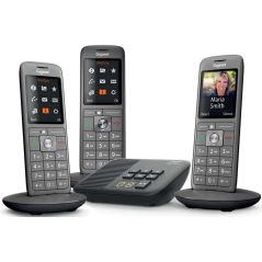 TELEPHONE SANS FIL (TSFISFIL) GIGASET Trio Dect Rep55mn 400mem Ml An GIGA CL 660 A TRIO ANTHRACITE