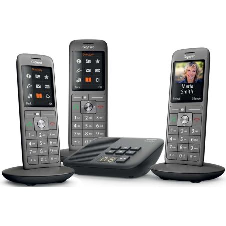 TELEPHONE SANS FIL (TSFISFIL) GIGASET Trio Dect Rep55mn 400mem Ml An GIGA CL 660 A TRIO ANTHRACITE