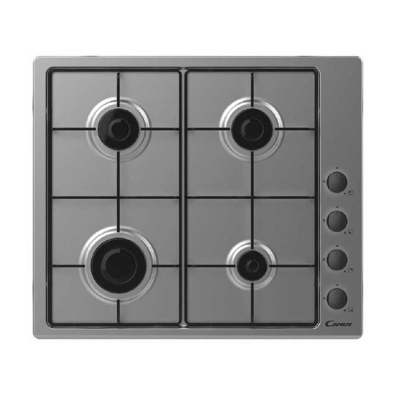 TABLE GAZ CANDY ENCASTRABLE 4gaz 60cm 7kw Inox CHW 6 LBX