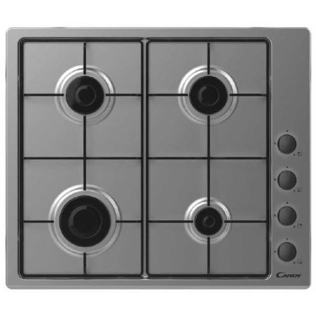 TABLE GAZ CANDY ENCASTRABLE 4gaz 60cm 7kw Inox CHW 6 LBX