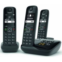 TELEPHONE SANS FIL (TSFISFIL) GIGASET TRI Eco Dect 100mem Rep20mn Ml GIGAAS690ATRIONOIR
