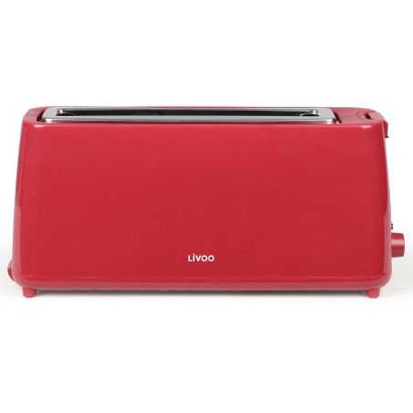 GRILLE PAIN TOASTER LIVOO 1 Large Fente 900w 7reglages R DOD168RC