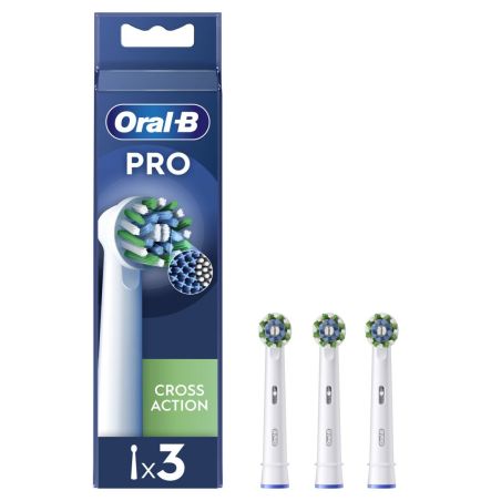 ACCESSOIRE HYGIENE DENTAIRE ORAL-B 3brossettes Cross Action Pro CROSSACTIONPRO