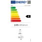REFRIGERATEUR 1 PORTE BEKO MENAGER 252l Ttut H145,7l54 38db EC RSSE265K40WN