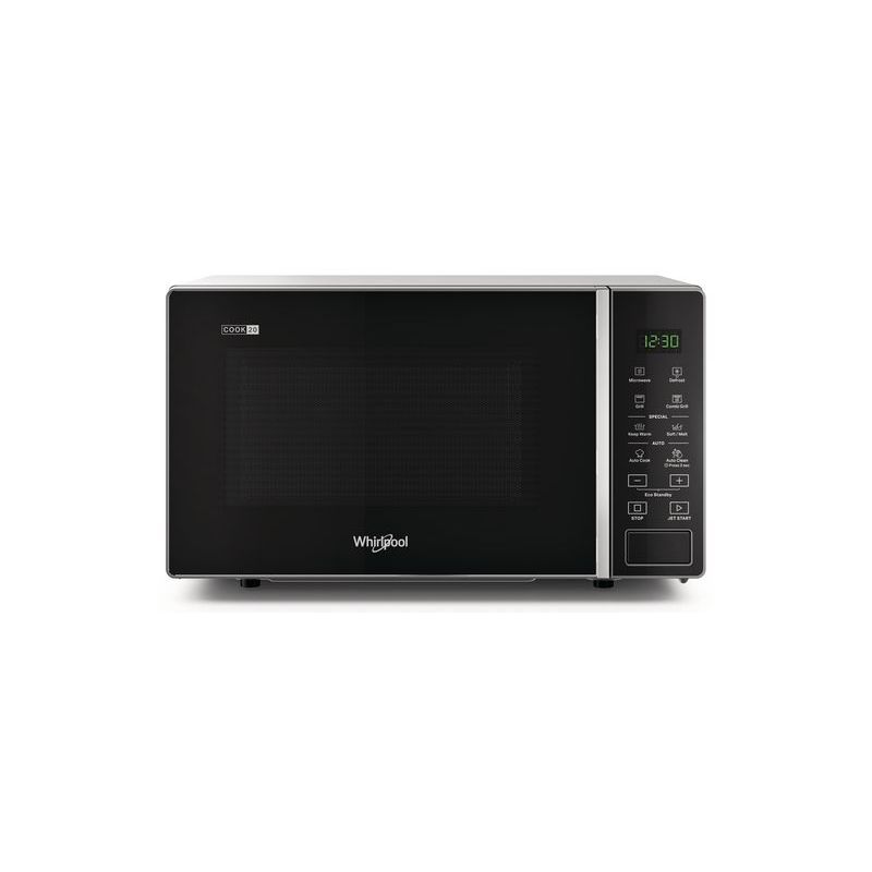 FOUR MICRO ONDES GRIL WHIRLPOOL POSE LIBRE 20l 700w Auto Cook Silver Noir MWP203SB