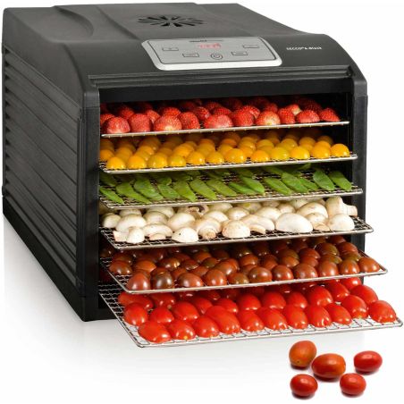 DESHYDRATEUR ALIMENTS KITCHEN CHEF Deshydrateur 6plateaux 33x30cm SECCO6BLACK
