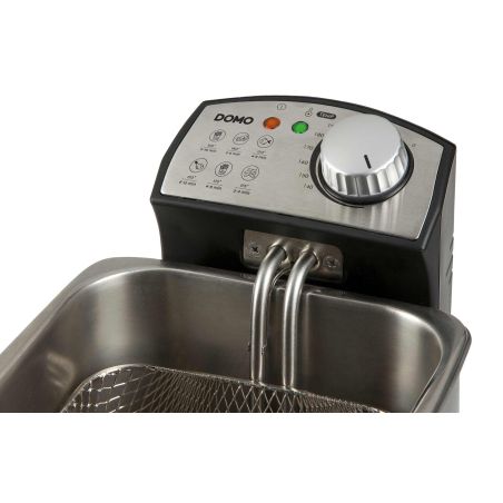 FRITEUSE CLASSIQUE DOMO 3000w 4l Cuve Inox Thermost In DO458FR