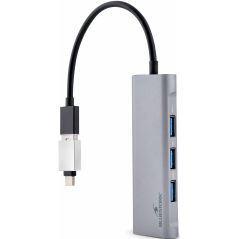 ACCESSOIRE INFORMATIQUE (ACCII BLUESTORK Hub USB Adapt 3ports Usb-a2 0+ HUB-MINI