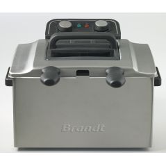 FRITEUSE CLASSIQUE BRANDT PEM 3000w 1,2kg 5l Therm Inox FRI2203E
