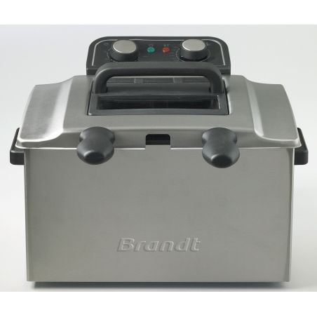 FRITEUSE CLASSIQUE BRANDT PEM 3000w 1,2kg 5l Therm Inox FRI2203E
