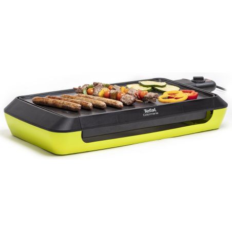 PLANCHA DOMESTIQUE-PIERRE A CU TEFAL PEM Plancha 44x24 2000w Thermo Nr CB660301