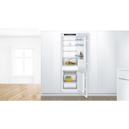 REFRIGERATEUR INTEGRE COMB BOSCH ENCASTRABLE S4 267l 183+84 H177,2 35db EB KIV86VSE0