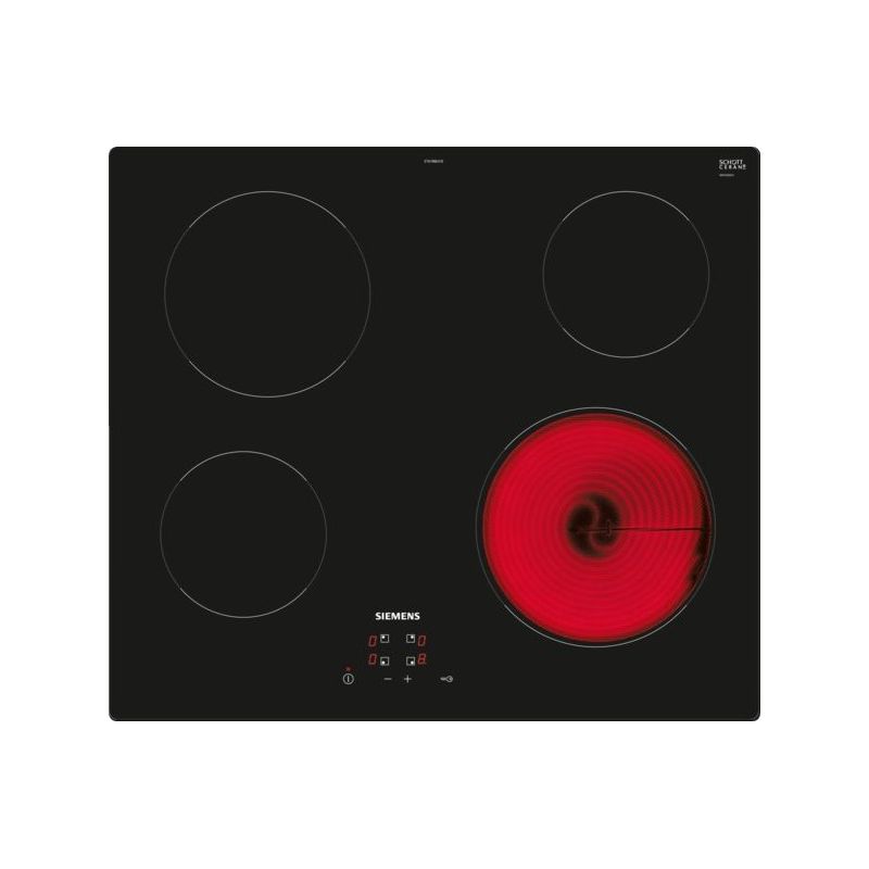 TABLE VITRO SIEMENS ENCASTRABLE Iq100 4high 60cm 6,6kw Touchco ET61RBEB8E