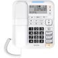 TELEPHONE FILAIRE (TFIXFIL) ALCATEL Grosses Touches 50num Bloques TMAX70BLANC