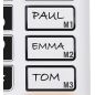 TELEPHONE FILAIRE (TFIXFIL) ALCATEL Grosses Touches 50num Bloques TMAX70BLANC