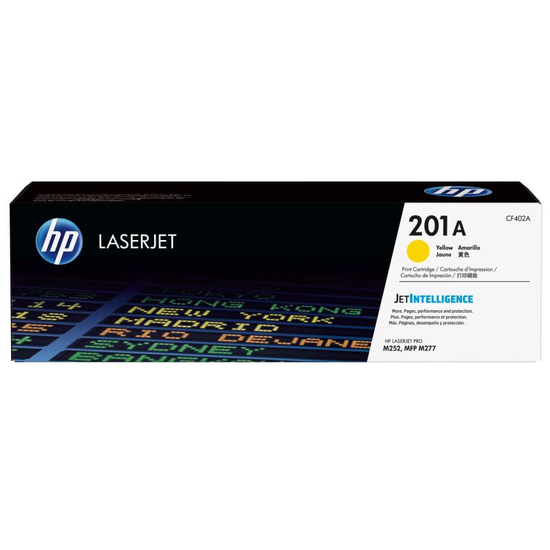 CONSOMMABLE LASER HEWLETT PACKARD TONER 201 YELLOW CF 402 A