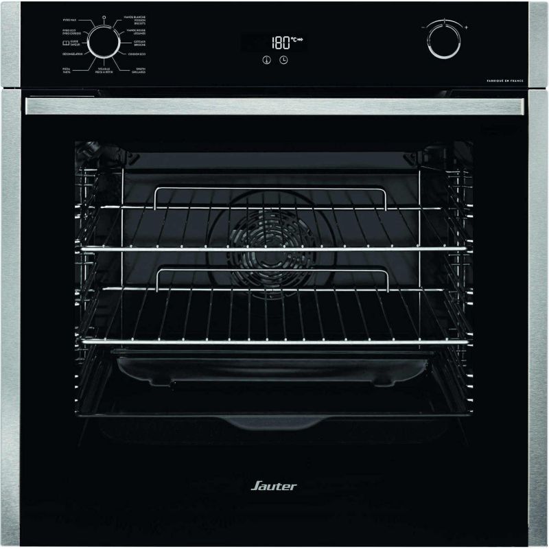 FOUR PYROLYSE SAUTER Mf+ 73l Guide15 A+ Inox SOP6214LX